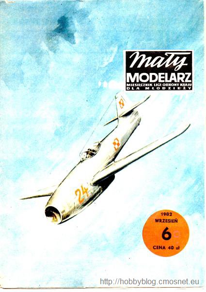 Jak-23, Mały Modelarz 6/1982